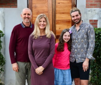  Joel, Kelly, Janaya, and John in Chiang Mai 